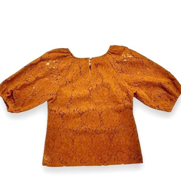 Anthropologie Dolan Norah Floral Lace Blouse - Picture 6 of 6